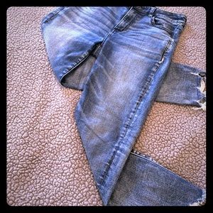 American Eagle High Rise Jegging Crop Jeans